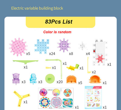 Bloques de Construcción Eléctricos con Piezas Grandes - Set Puzzle 3-6 Años - Image 7