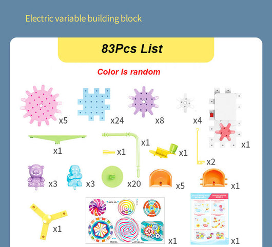 Bloques de Construcción Eléctricos con Piezas Grandes - Set Puzzle 3-6 Años - Image 7