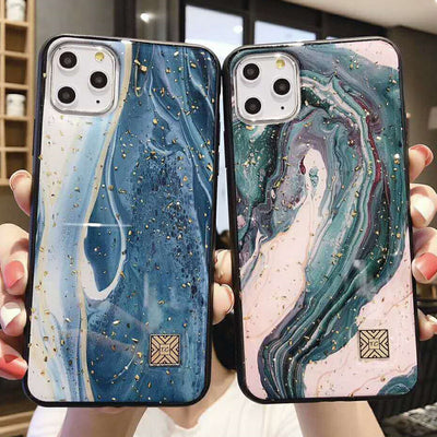Funda Móvil con Diseño de Rayas Diamante y Onda Puntillada - Image 50