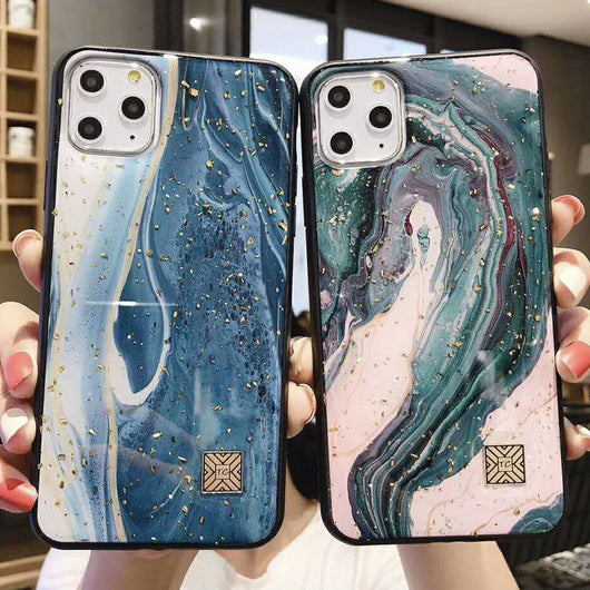 Funda Móvil con Diseño de Rayas Diamante y Onda Puntillada - Image 50