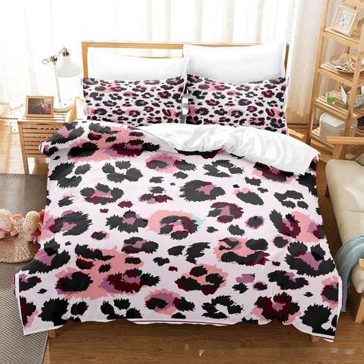 Juego de Edredón y Almohadas Estampado Textura Pelaje Animal - Image 3