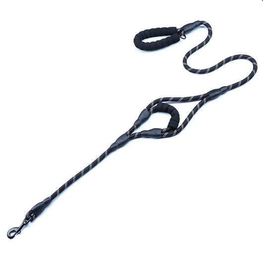 Cuerda Reflectante Tejida de Nylon con Doble Manija para Perros - Image 4