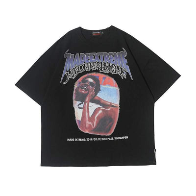 Camiseta Holgada Estampada para Hombre - Image 9