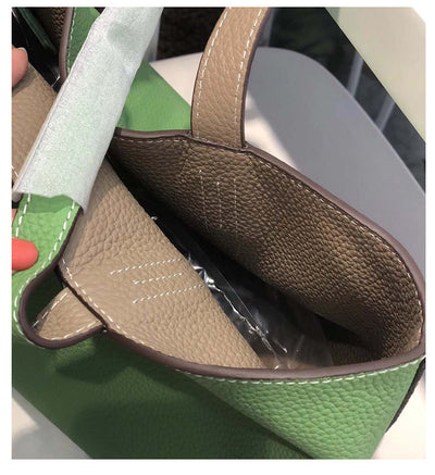 Bolso Tote de Cuero Genuino Doble Cara - Gran Capacidad - Image 12