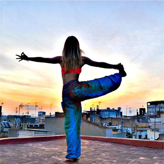 Pantalones de Yoga Pavo Real - Cintura Alta - Image 11