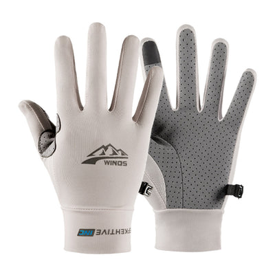 Guantes de Verano para Hombre con Dos Dedos Descubiertos para Pesca y Ciclismo - Image 8