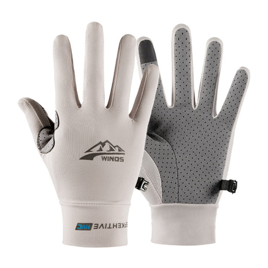 Guantes de Verano para Hombre con Dos Dedos Descubiertos para Pesca y Ciclismo - Image 8