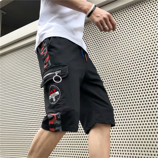 Pantalones Cortos Casuales para Hombre con Diseño de Cinco Puntos - Image 5
