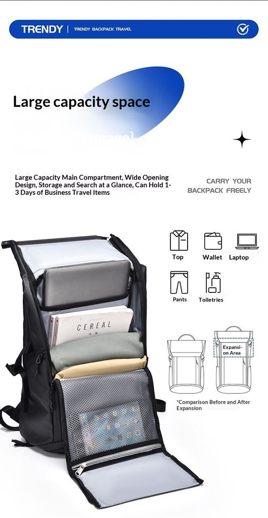 Mochila Ejecutiva Multiuso para Laptop con Diseño Urbano - Image 33