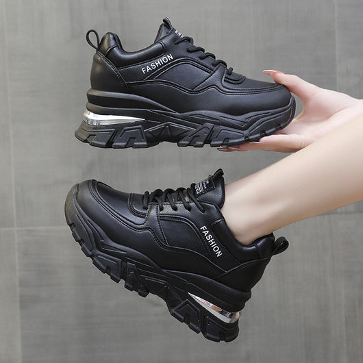 Zapatillas Deportivas Mujer Invierno con Forro Polar y Aumento de Altura - Image 4