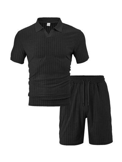 Conjunto Deportivo Casual Hombre Tela Transpirable Cuello Redondo - Image 8