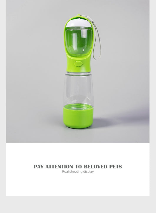 Bebedero Portátil 2 en 1 para Perros y Gatos con Compartimento de Alimento - Image 13