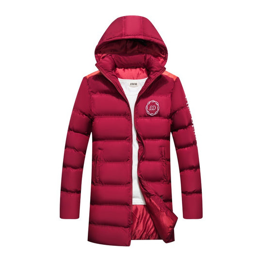 Abrigo Acolchado para Hombre Largo con Capucha - Algodón Premium - Image 4