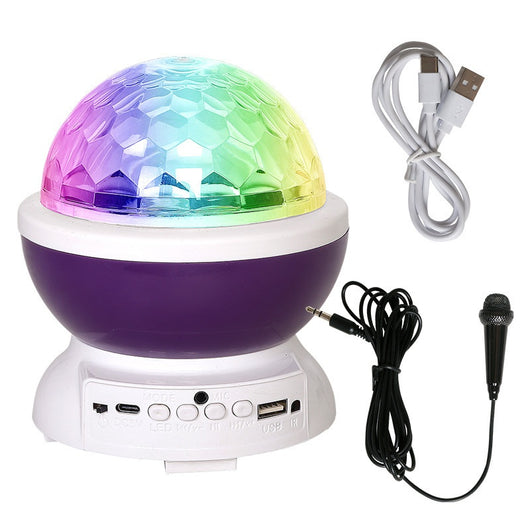 Karaoke Inalámbrico Bluetooth con Subwoofer y Luces Giratorias - Image 9