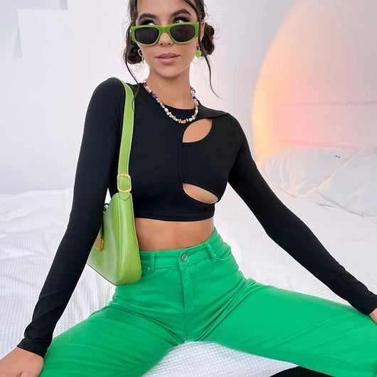 Blusa Elegante de Manga Larga con Detalles Calados - Image 10
