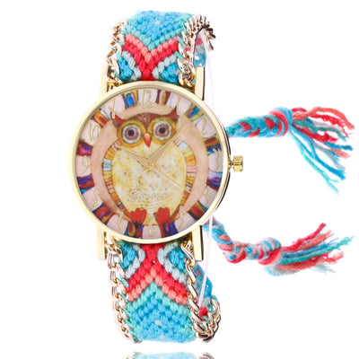Reloj Pulsera Étnico Tejido para Mujer - Image 4