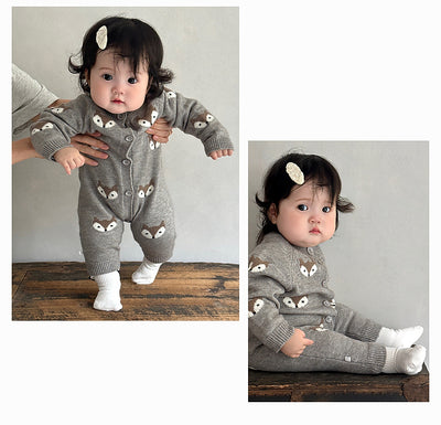 Mameluco Tejido para Bebé con Diseño de Animales en Lana - Image 17