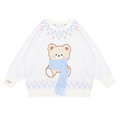 Suéter Holgado Unisex Estampado Osito - Image 7