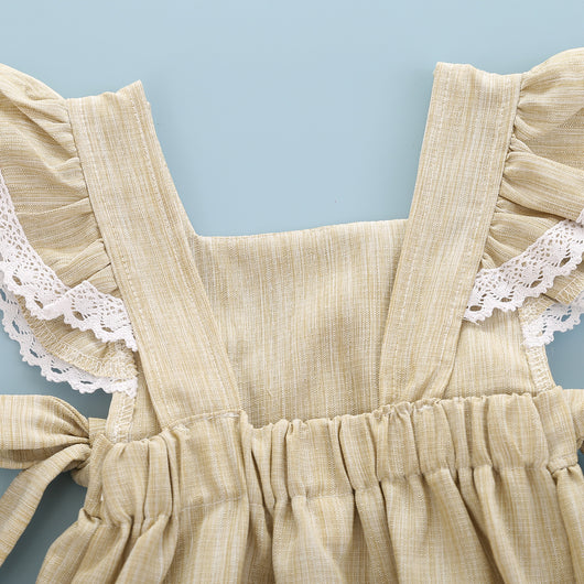 Jumpsuit sin Mangas con Botones Ocultos y Bordado Arcoíris - Image 11
