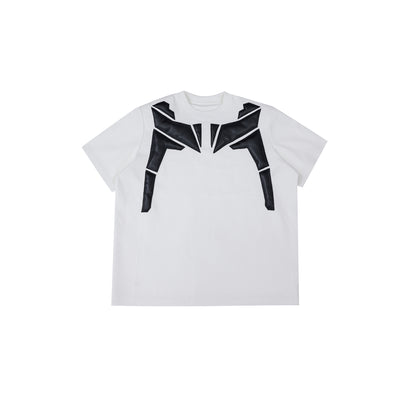 Camiseta Hombre Relieve 3D con Hombrera Acolchada - Image 3