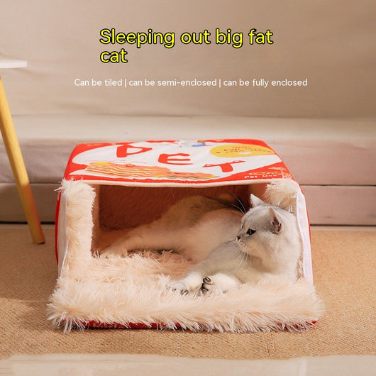 Casa Refugio para Gatos con Diseño de Caja de Snacks - Image 4