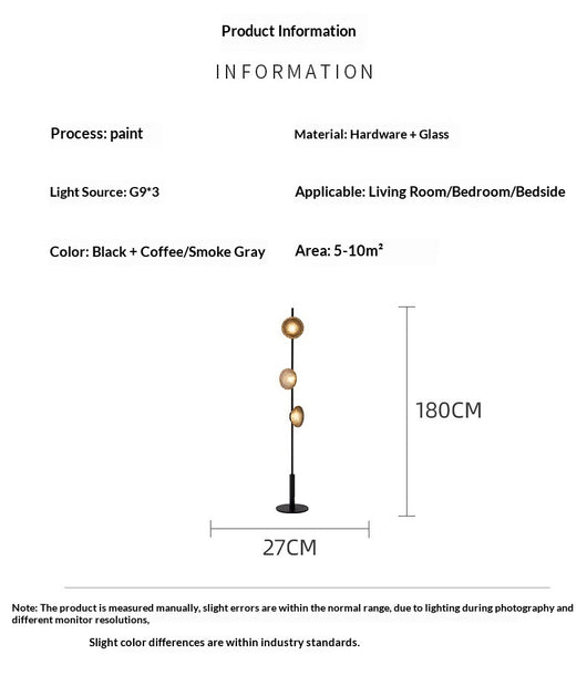 Lámpara de Piso Minimalista para Sala y Dormitorio - Image 11