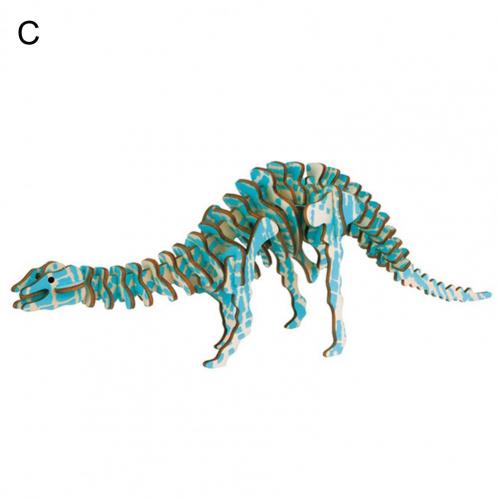 Puzzle 3D de Tiranosaurio en Madera - Juguete Educativo para Niños