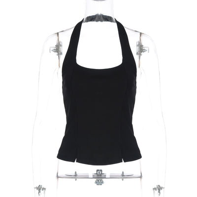 Top Halter Escotado sin Espalda Ajustado - Image 7