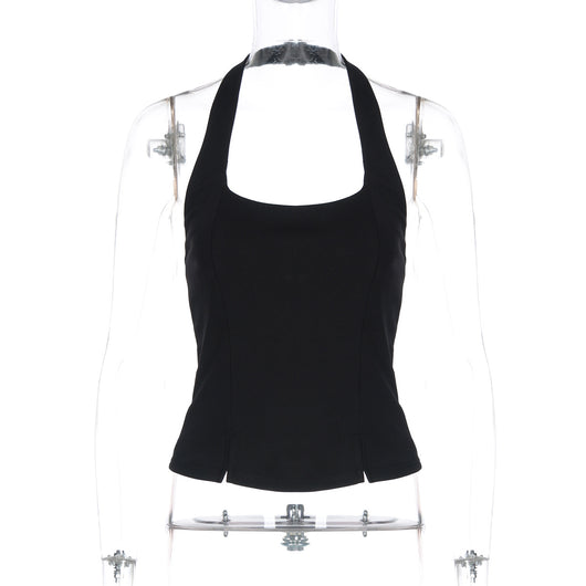 Top Halter Escotado sin Espalda Ajustado - Image 7