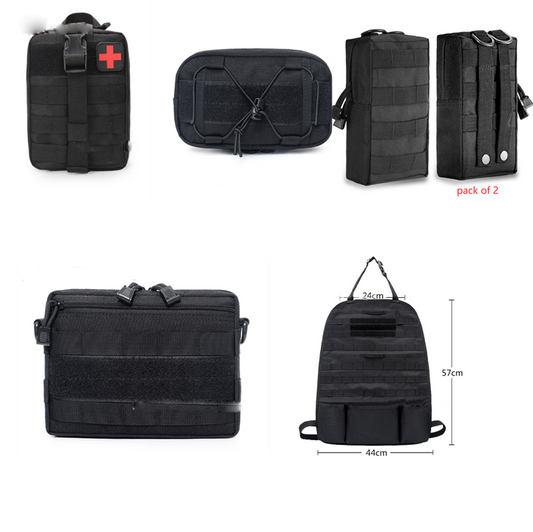 Kit de Primeros Auxilios Portátil Resistente al Agua para Viajes