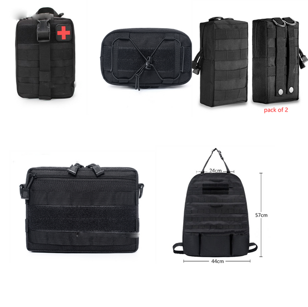 Kit de Primeros Auxilios Portátil Resistente al Agua para Viajes