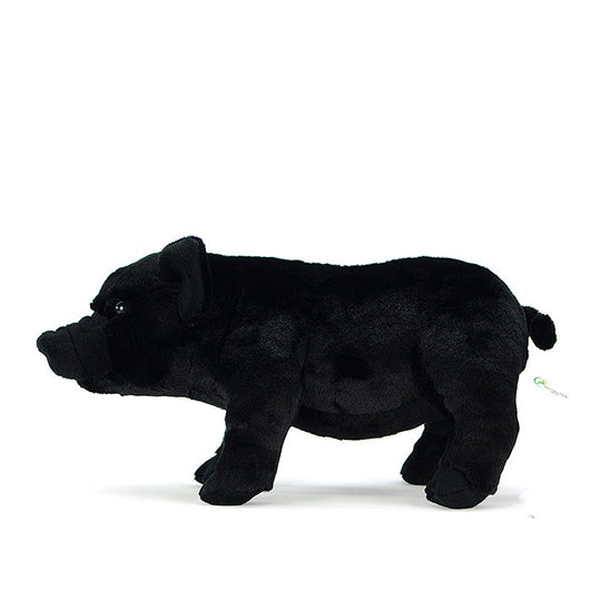 Peluche Realista de Cerdo Negro - Juguete de Simulación - Image 9
