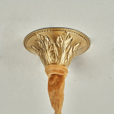Lámpara de Araña Estilo Americano en Cobre Macizo para Restaurantes - Image 8