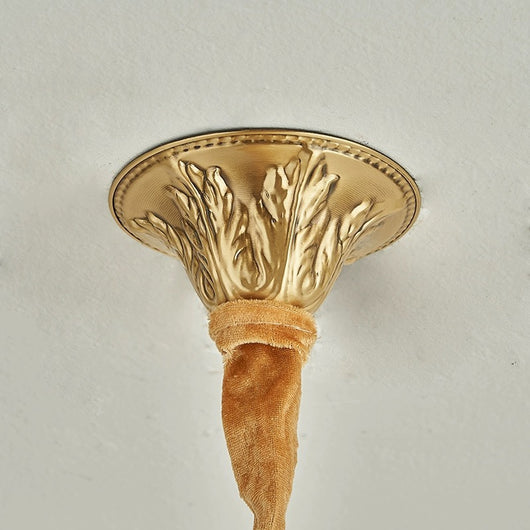 Lámpara de Araña Estilo Americano en Cobre Macizo para Restaurantes - Image 8
