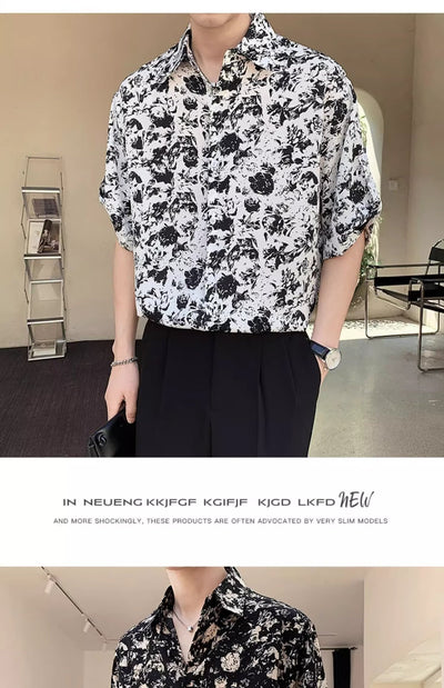 Playera Suelta Oversize de Manga Corta para Hombre - Estilo Casual Versátil - Image 10