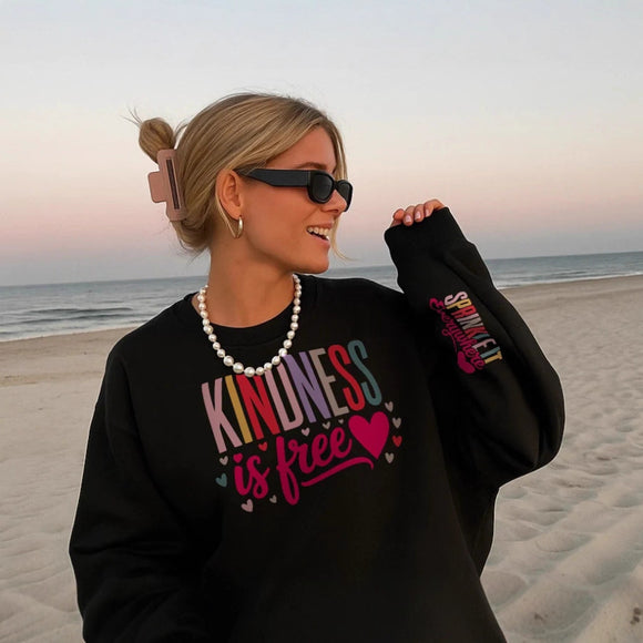Sudadera Deportiva para Mujer con Estampado y Manga Larga