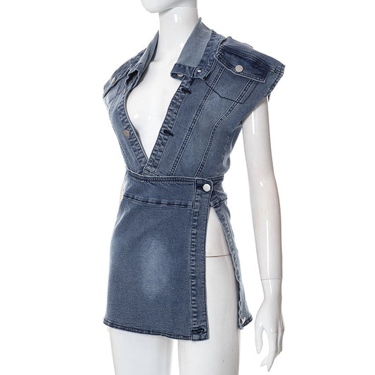 Conjunto Falda Denim Casual para Mujer - Estilo Street Wear Moderno - Image 19