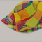 Gorro Bucket de Algodón y Lino Transpirable Cuadros Arcoíris