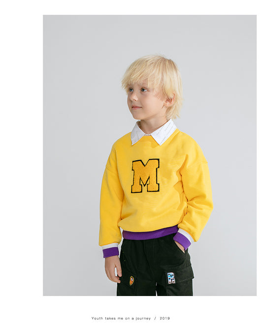 Suéter para niño cuello redondo con letras - Image 12