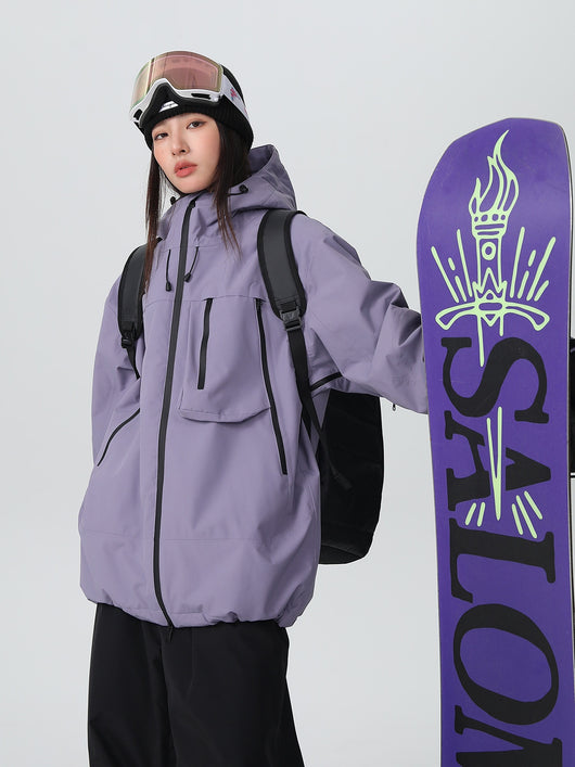 Chaqueta de Snowboard Impermeable para Mujer con Costuras Selladas - Image 33