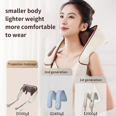 Chal Masajeador Cervical para Hombros y Cuello con Tecnología de Drenaje - Image 11