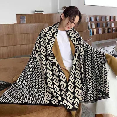 Pashmina Gruesa Térmica Multiusos - Abrigo Cálido y Elegante - Image 29