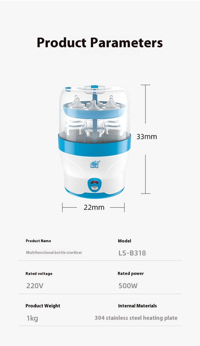 Esterilizador de Biberones y Accesorios de Gran Capacidad sin Secado - Image 11