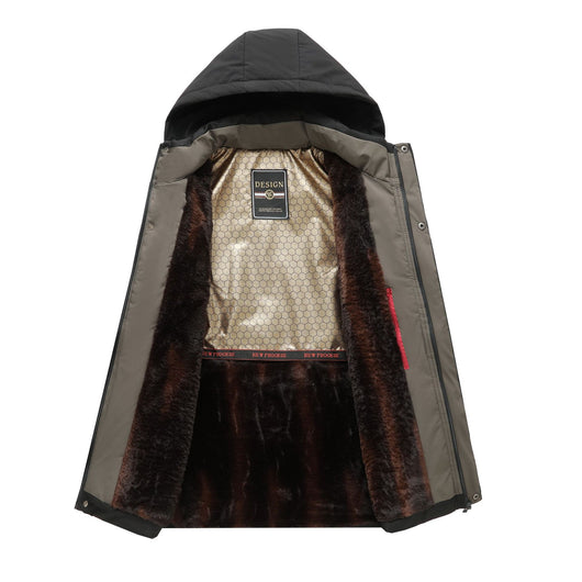 Chaqueta Acolchada con Capucha para Hombre - Invierno