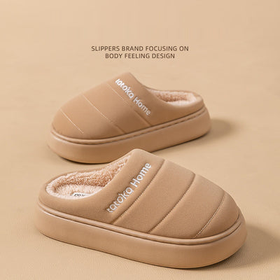 Zapatos de Algodón Impermeables con Forro Polar Cálidos para Otoño e Invierno - Image 4
