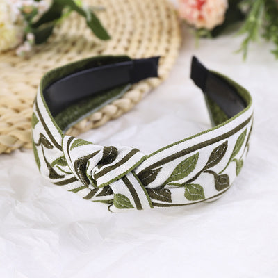 Diadema Étnica Bordada con Flores para Mujer - Image 6