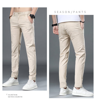 Pantalones de Vestir Elásticos Slim Fit con Cintura Ajustable - Image 18