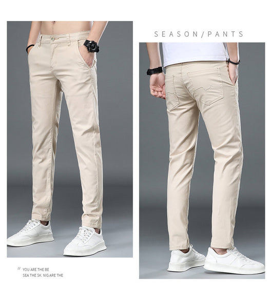 Pantalones de Vestir Elásticos Slim Fit con Cintura Ajustable - Image 18