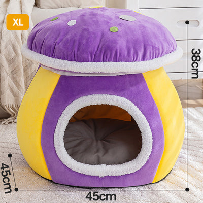 Nido Térmico Desmontable para Gatos y Conejos - Felpa Gruesa Invierno - Image 14