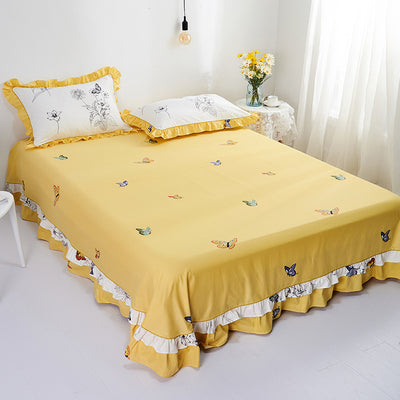 Juego de Sábanas y Funda de Almohada 100% Algodón Puro con Bordes Redondeados - Image 8